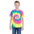 thumbnail image 1 of Youth 5.4 oz. 100% Cotton T-Shirt - NEON RAINBOW - L, 1 of 2