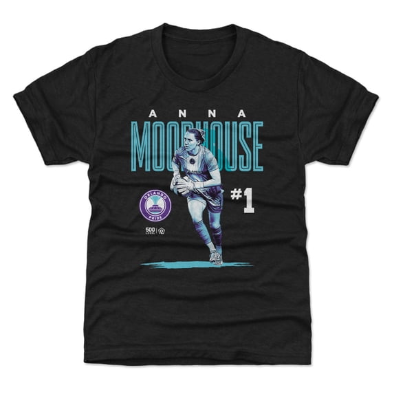Youth 500 Level Anna Moorhouse Black Orlando Pride Player Bitmap Graphic T-Shirt