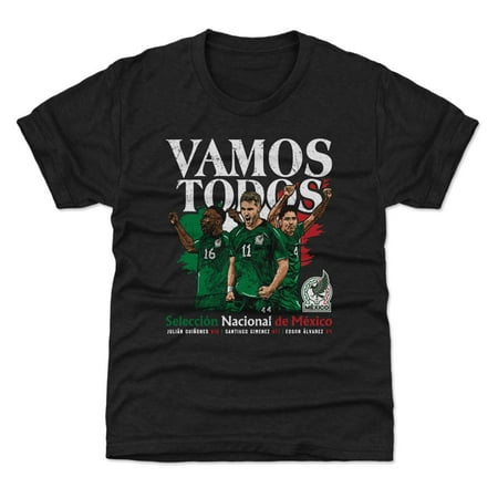Youth 500 Level Black Mexico National Team Vamos Todos Juli-n Qui-ones, Santiago Gim-nez & Edson -lvarez T-Shirt