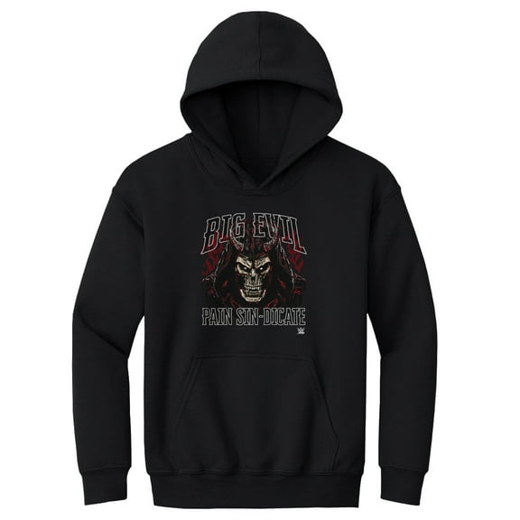Youth 500 Level Black The Undertaker Big Evil Pain Sin-Dicate Pullover Hoodie