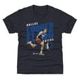 thumbnail image 1 of Youth 500 Level Cooper Flagg Navy Dallas Mavericks Slant T-Shirt, 1 of 1