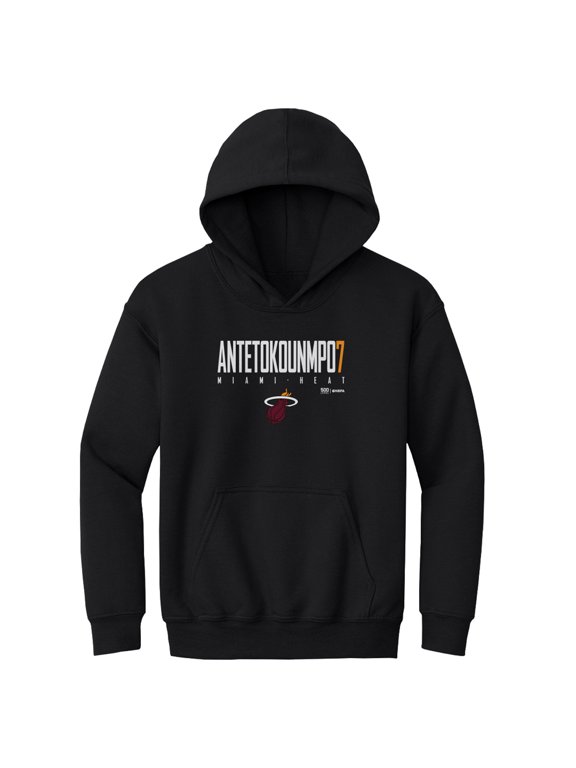 Youth 500 Level Giannis Antetokounmpo Black Miami Heat Elite Hoodie