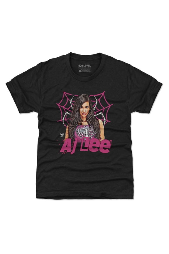 Youth 500 Level Heather Black AJ Lee Pose T-Shirt
