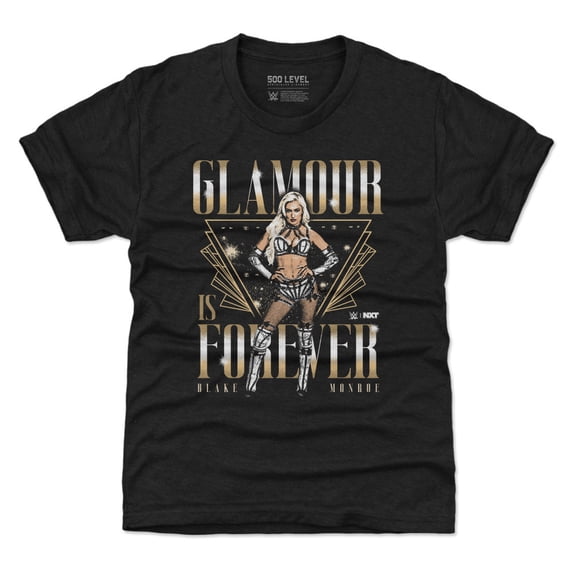 Youth 500 Level Heather Black Blake Monroe Glamour Forever T-Shirt