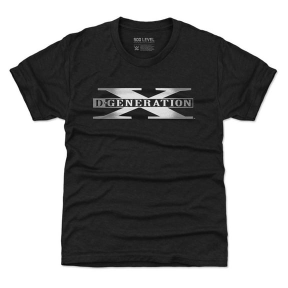 Youth 500 Level  Heather Black D-Generation X Logo T-Shirt