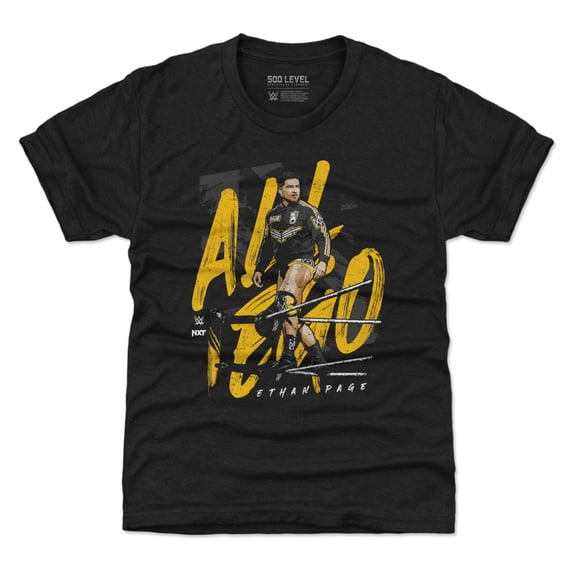 Youth-500 Level Heather Black Ethan Page All Ego T-Shirt