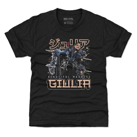 Youth 500 Level Heather Black Giulia Futuristic T-Shirt
