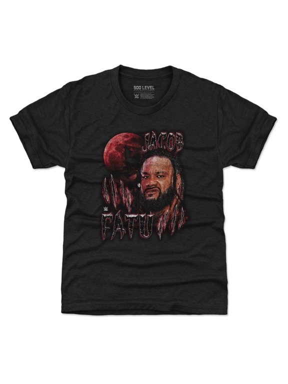 Youth 500 Level Heather Black Jacob Fatu Gritty T-Shirt