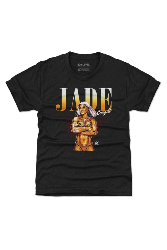 Youth 500 Level Heather Black Jade Cargill Pose T-Shirt