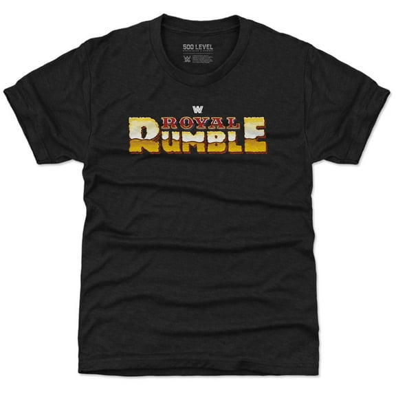 Youth 500 Level  Heather Black Royal Rumble T-Shirt