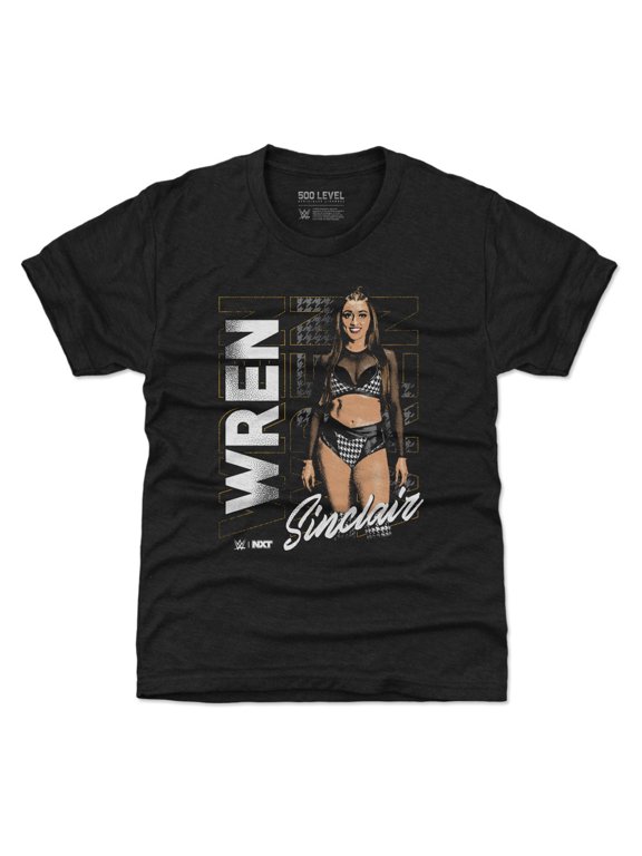 Youth 500 Level Heather Black Wren Sinclair Vertical Name T-Shirt