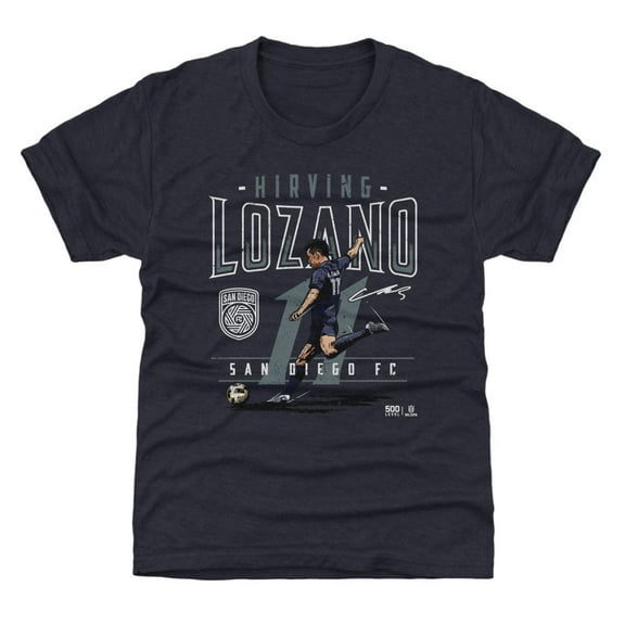 Youth 500 Level Hirving Lozano Navy San Diego FC Feature T-Shirt