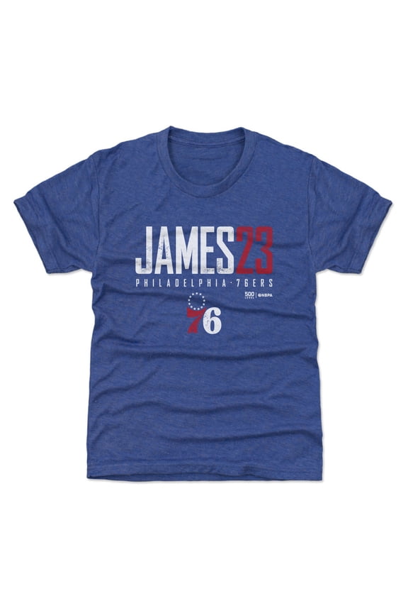 Youth 500 Level LeBron James Royal Philadelphia 76ers Elite T-Shirt