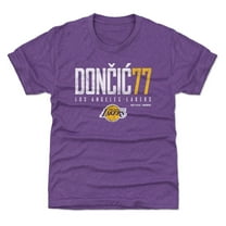 Youth 500 Level Luka Don-i- Heather Purple Los Angeles Lakers Elite T-Shirt