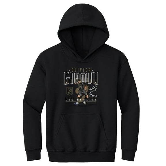 Youth 500 Level Olivier Giroud Black LAFC Feature Pullover Hoodie