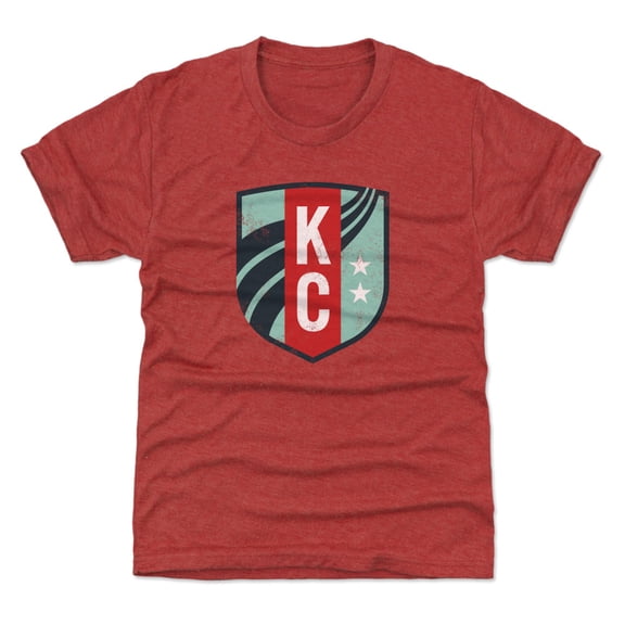 Youth 500 Level Red Kansas City Current Vintage Primary Logo Graphic T-Shirt