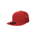 thumbnail image 1 of Decky 5010 Youth 6 Panel High Profile Structured Cotton Trucker Hat-Red, 1 of 2