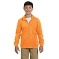 thumbnail image 1 of Youth 8 oz. Full-Zip Fleece - SAFETY ORANGE - XL, 1 of 2