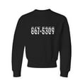 thumbnail image 1 of Youth 8675309 Funny Retro 80's Crewneck Sweatshirt, 1 of 1