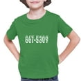 thumbnail image 1 of Youth 8675309 Funny Retro 80's T-Shirt, 1 of 1