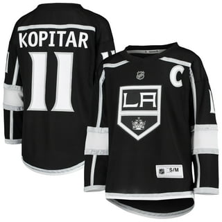 Anze Kopitar Los Angeles Kings Deluxe Framed Autographed 16 x 20 Black  Jersey Skating Photograph