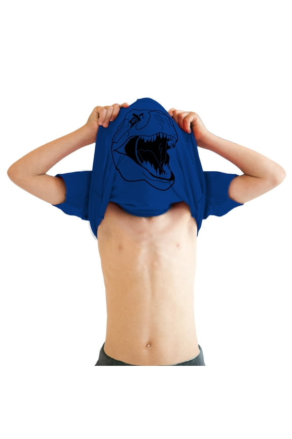 Youth Ask Me About My Trex T Shirt Funny Cool Dinosaur Flip Graphic Print Kids