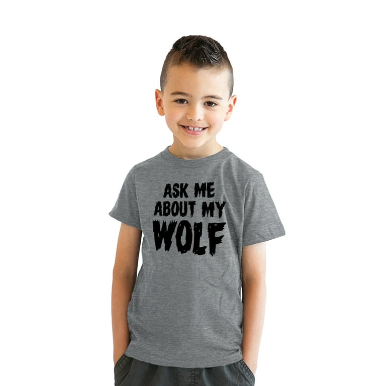 kids wolf t shirt