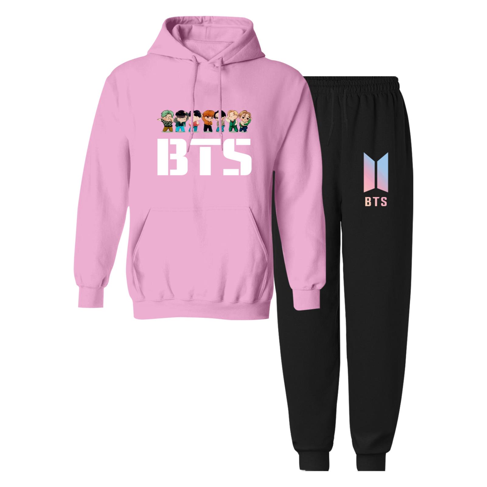 Sweat à Capuche BTS - Unisexe, Style Kpop, Pour Fans, En Coton-polyester, Tailles 2XS à 4XL