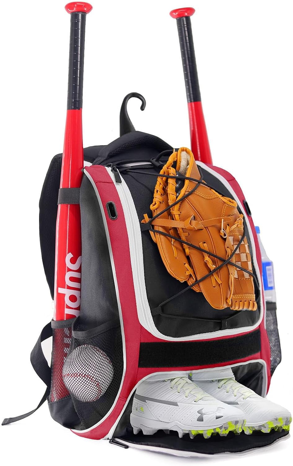 Auf Lager Polyester Baseball Softball Ausrüstungstasche Rucksack 20-35L Kapazitä