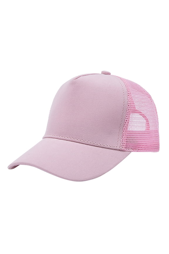 Kids Sun Hat Dinosaur Embroidery Breathable Cap for Toddler Boys Girls,Pink