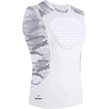 Chemise De Baseball Russell Pour Jeune, Taille XL, Blanche, Avec Protection Sternum Heart Guard, Occasion