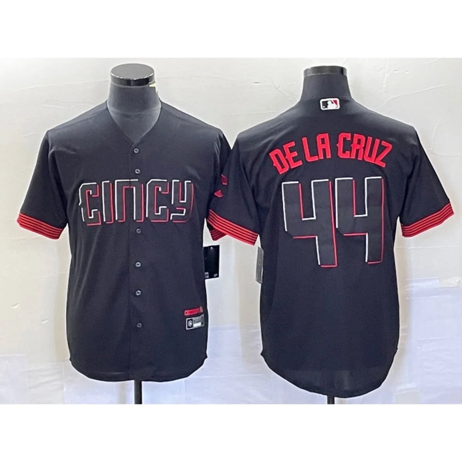 Youth Baseball Jersey_s Cincinnati_Reds #44 Elly De La Cruz Player Gameday Embroidery Sport Shirt