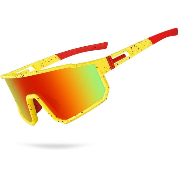 Youth Baseball Sunglasses, Kids Polarized Sports Sunglasses,UV400 Protection Glasses for Boys Girls Softball Cycling