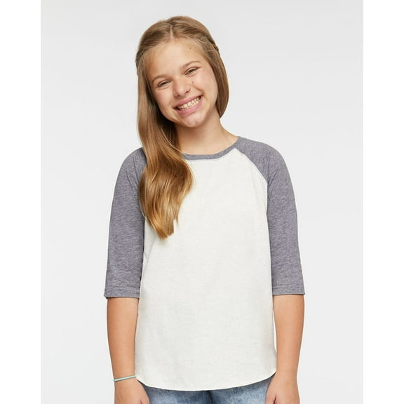 Youth Baseball T-Shirt - NAT HTH gRAN HT - XS(D0102H7MDJ8)