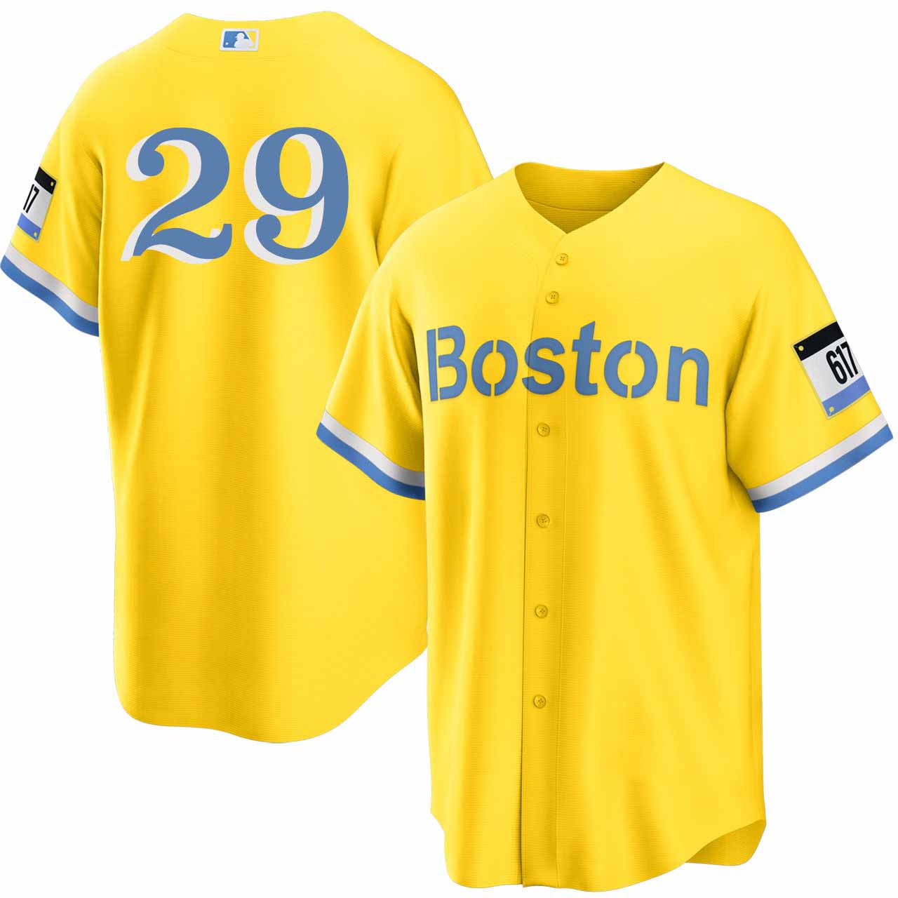Youth Baseball Team Jersey Bobby Dalbec 29 Boston_Red Sox Gold/Light