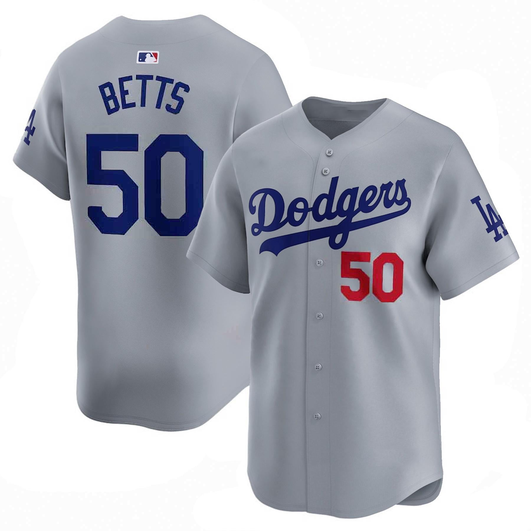youth-baseball-team-jersey-mookie-betts-50-los-angeles-dodgers-gray