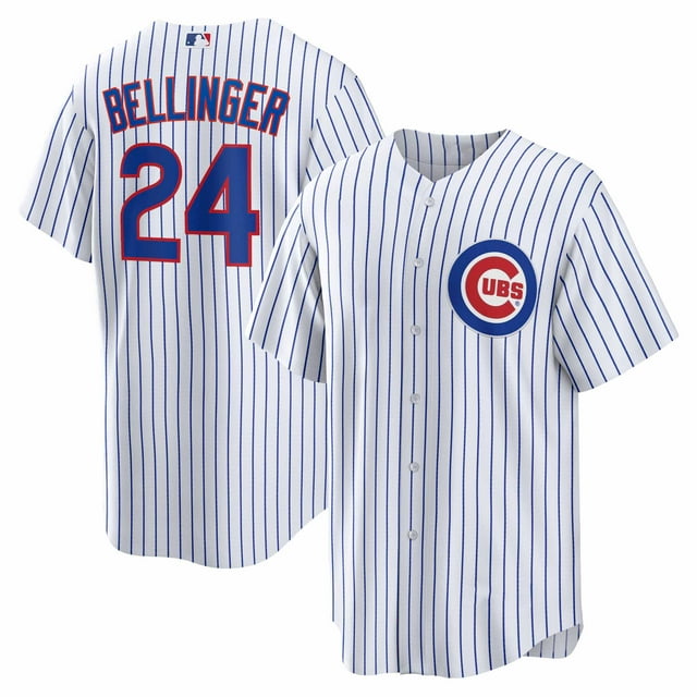 Youth Baseball game Uniforms Chicago_Cubs Cody Bellinger 24 White Home