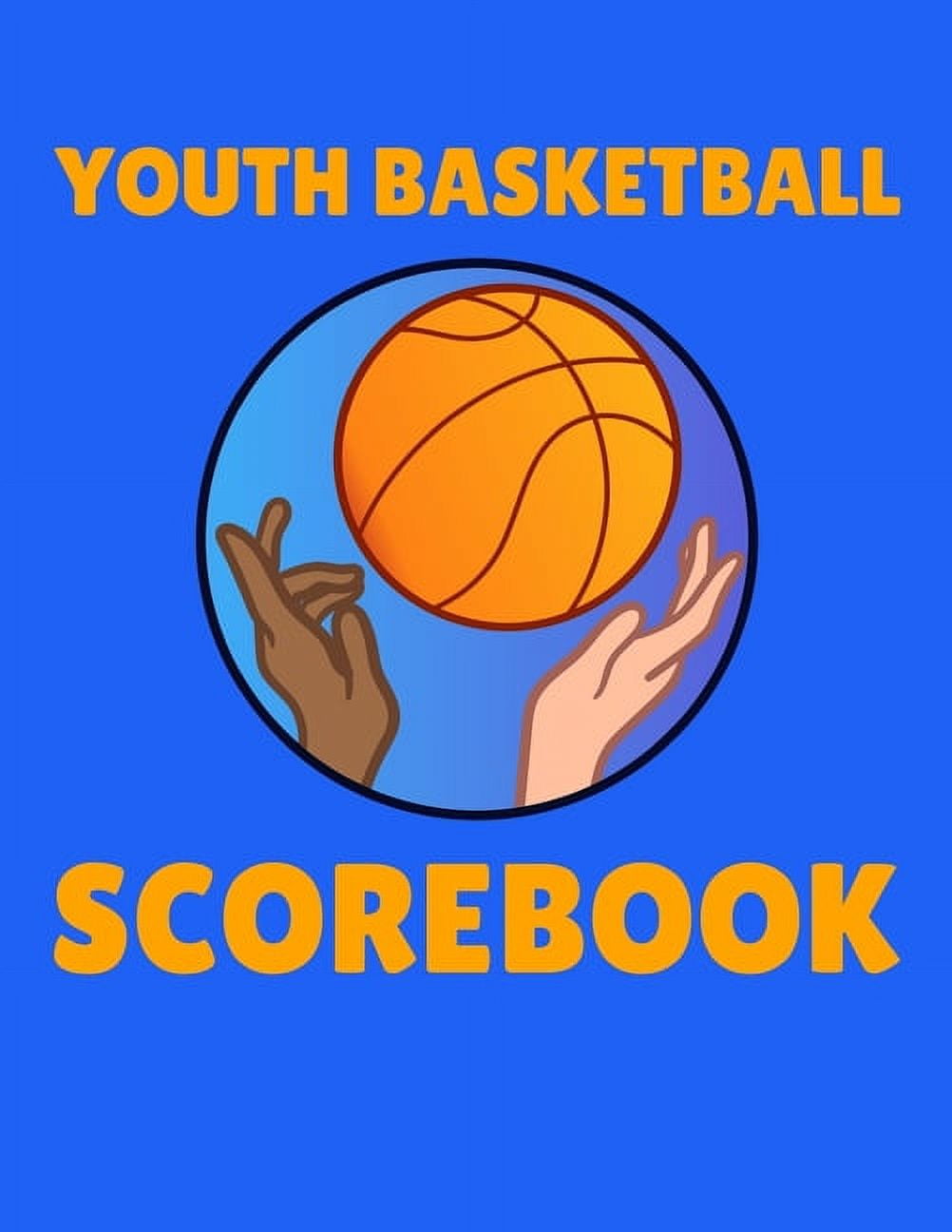 Youth Basketball Scorebook 50 Game Scorebook for Basketball