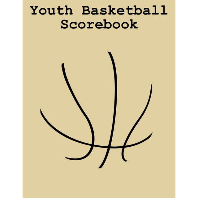 Youth Basketball Scorebook 50 Game Scorebook with Scoring by Quarters