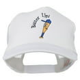 thumbnail image 1 of Youth Batter Up Embroidered Mesh Cap - White OSFM, 1 of 5