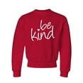 thumbnail image 1 of Youth Be Kind Heart Crewneck Sweatshirt, 1 of 1