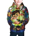 thumbnail image 1 of Youth Ben 10 Hoodies 3D Print Pullover Hooded Sweatshirt With Pocket For Boys Girls Teen Medium, 1 of 8