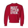 thumbnail image 1 of Youth Best Dad Ever #1 Dad World's Greatest Dad Fathers Day Crewneck Sweatshirt, 1 of 1