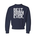 thumbnail image 1 of Youth Best Husband Ever Funny Father's Day Crewneck Sweatshirt, 1 of 1
