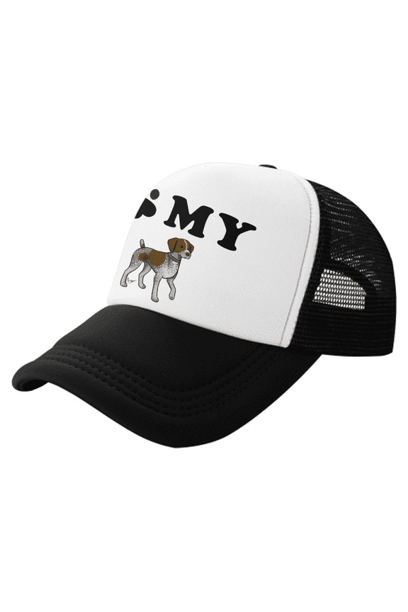 Youth Big Kid Trucker Hat I Love My German Shorthaired Pointer Dog