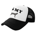 thumbnail image 1 of Youth Big Kid Trucker Hat I Love My Weimaraner Dog, 1 of 5