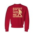 thumbnail image 1 of Youth Bigfoot Saw Me But Nobody Believes Him Squatch Crewneck Sweatshirt, 1 of 1