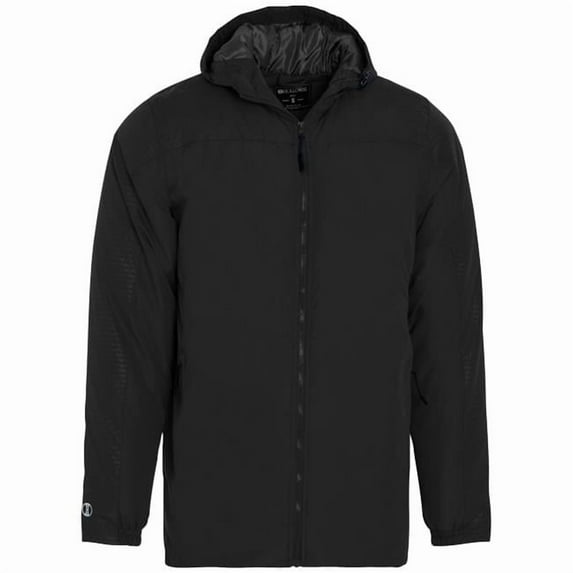 Youth Bionic Hooded Jacket, Black & Carbon - Large