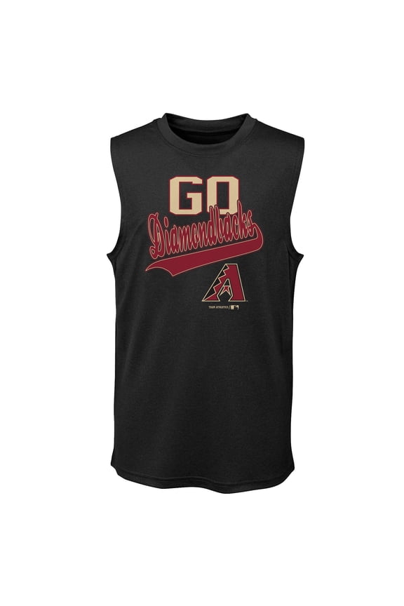 Youth Black Arizona Diamondbacks Fashion Alternate Jersey Tank Top