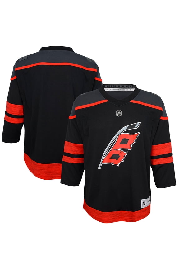 Youth Black Carolina Hurricanes Home Replica Jersey
